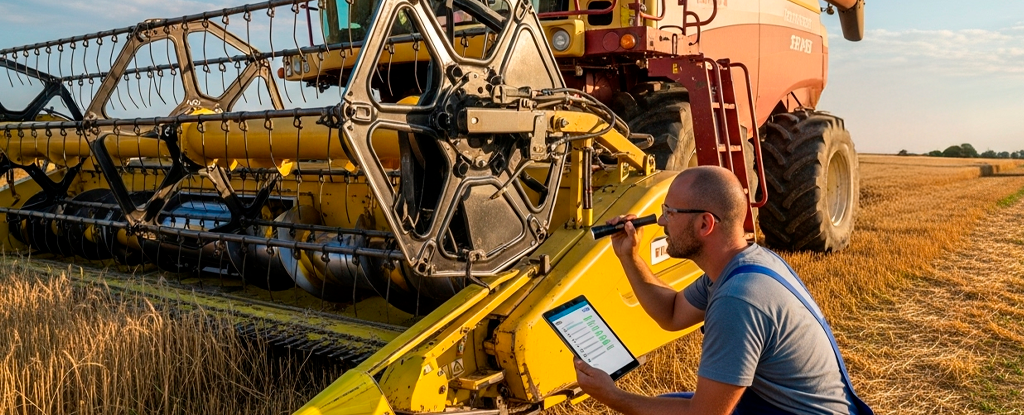 Manutenção na entressafra para máquinas agrícolas